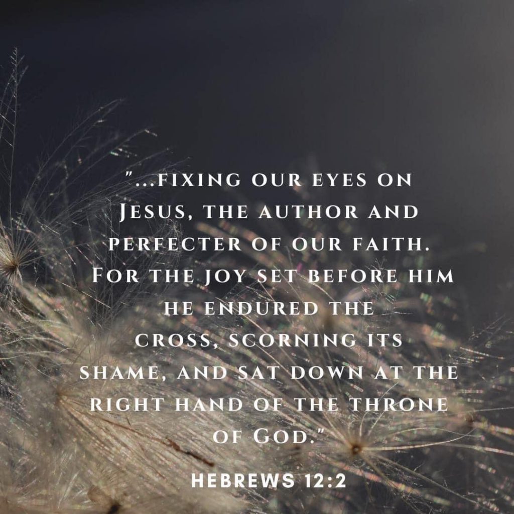 Hebrews 12:2 Eyes on Jesus