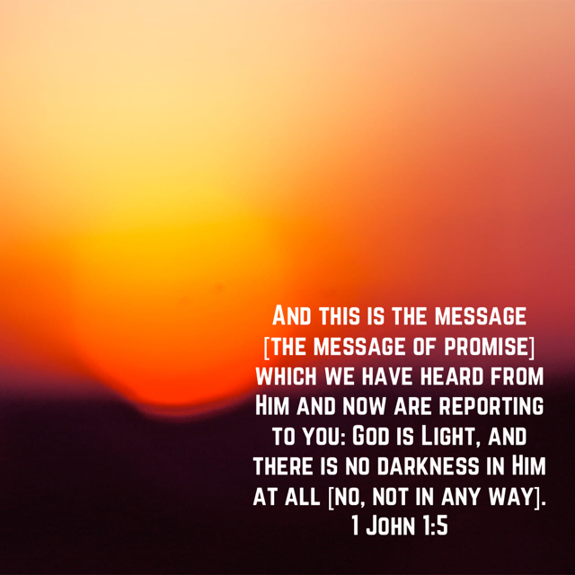 Verse - 1 John 1:5 AMPC